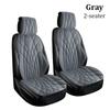 2 Seater Premium Perforated PU Leather Car Seat Covers 3D Stitching Soft Comfortable Breathable with Storage Pockets