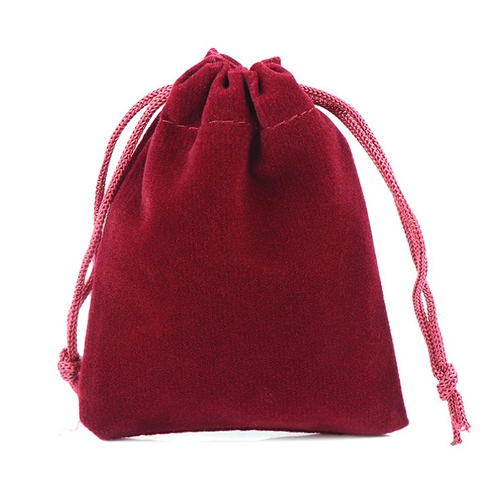 Geantă de depozitare pentru bijuterii din catifea mică