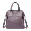 Faux Leather Backpack Women's Bag 2023 New Korean Shoulder Bag Casual Crossbody Bag Tide Tote