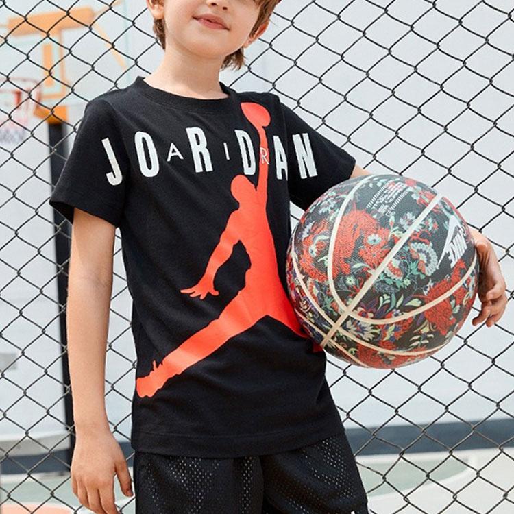 Jordan Kids T Shirts Crew Neck Moderate Kids' JD2032202GS-002