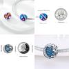 Kupfer Blaumond Glühwürmchen Dekorativer Anhänger Charm Kompatibel Mit Original Armband Armband Charm Perlenkette Diy Damen Schmuckstück