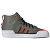 Adidas Originály Nizza Hi Dl Látkové Ležérní Odolné Vysoké Skate Boty Unisex Tenisky Zelená Bílá GZ2655
