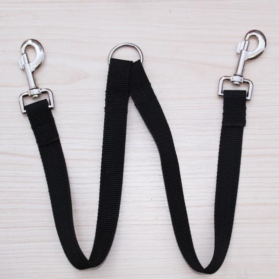 Double Dog Leash Metal Buckle Wear-resistant Nylon Pet Dog Dual Traction Rope Pet Supplies