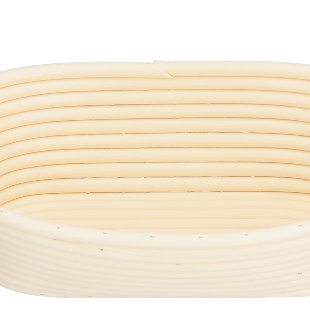 Rattan Woven Banneton Basket Oval Shape Bread Baking Tool Durable Dough Rising Bowl Bread Dough