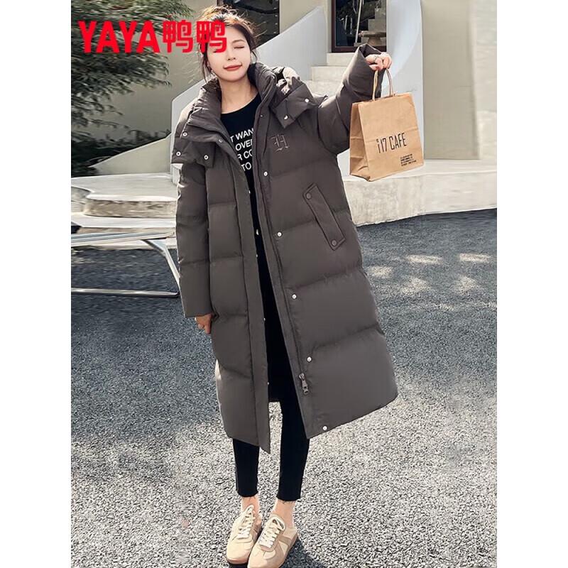 YAYA Women's DYL06B0810 Celebrity Style Long Down Jacket