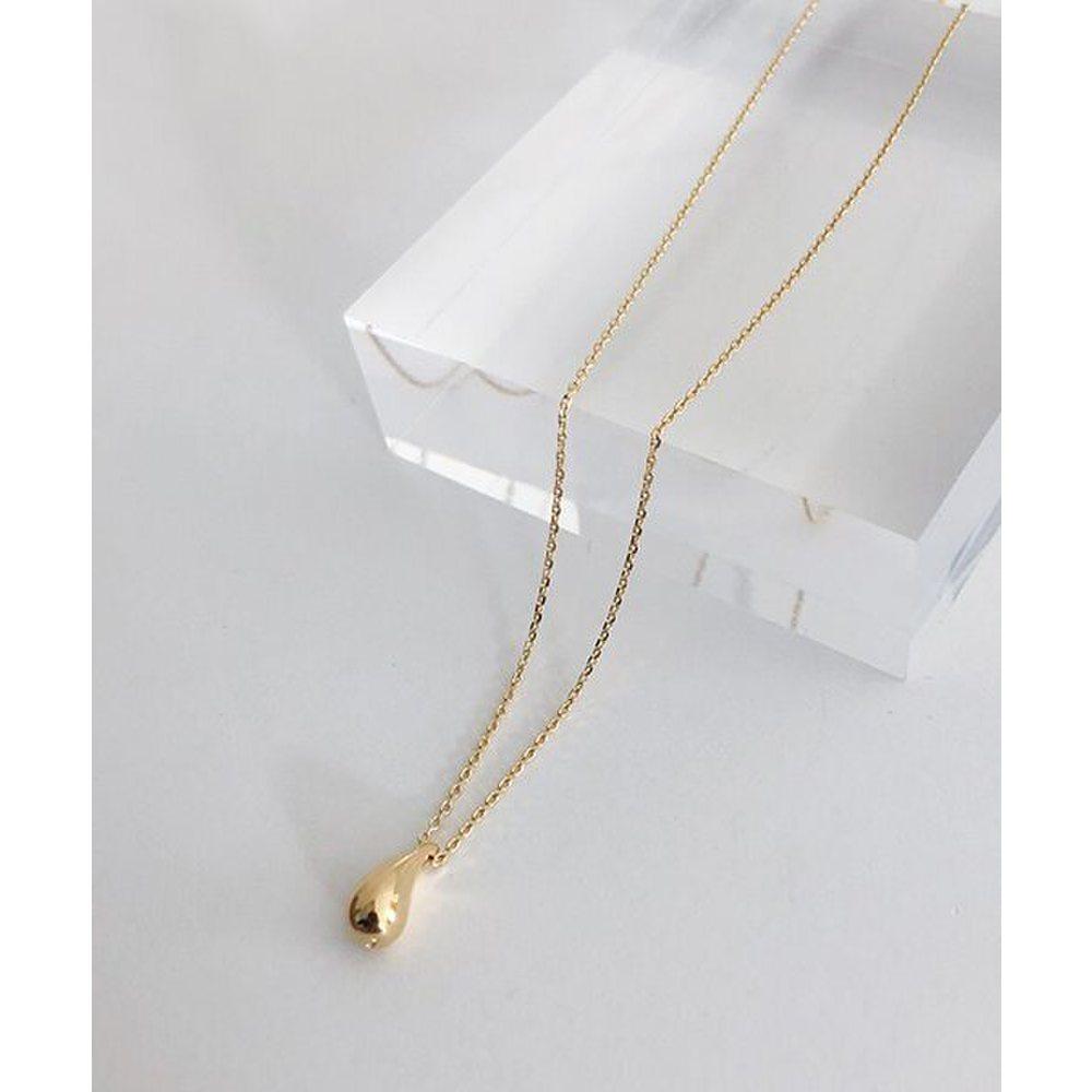 (Silver925) Rain Drop Necklace