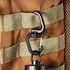 S Shape Carabiner with Lock, 360 Degree Rotation Keychain Carabiner Multifunctional Rotating Keychain Belt Key Holder