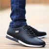 New Men Classic Casual Shoes Business Career Leather Sneakers Male Flat Shoe Outdoor Lightweight Sotf Bottom Walking Shoe Hombre