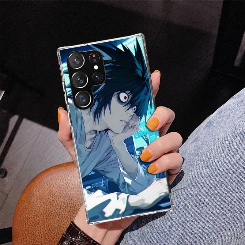 N-Note D-Death L Lawliet Phone Case For Samsung Galaxy S24 S25 Edge S26 Ultra S23 S22 S21 Plus S20 FE + Personalized Print Cover
