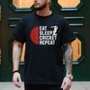 Eat Sleep Cricket Repeat, Funny Cricket Shirt, , Men's Cricket T-Shirt, Cricket