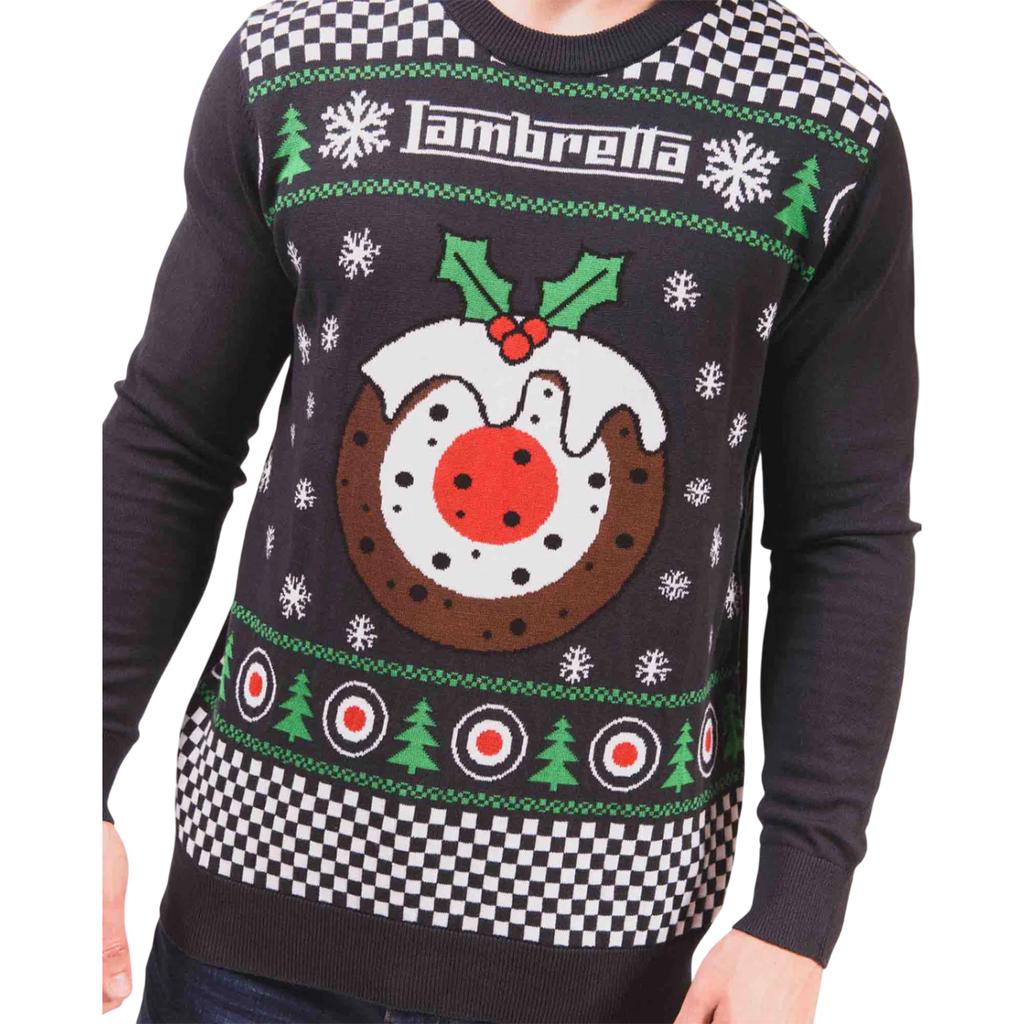 Lambretta Mens AW25 Target Christmas Jumper