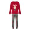 2026 Christmas Plaid Print Family Matching Pajamas Set Soft Home Loungewear