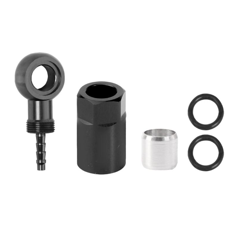 Precisions Machined Aluminum Brake Hose Oil Pipe And Barbs Fitting Set Suitable for Mountain Bike Hydraulic Disc Brakes
