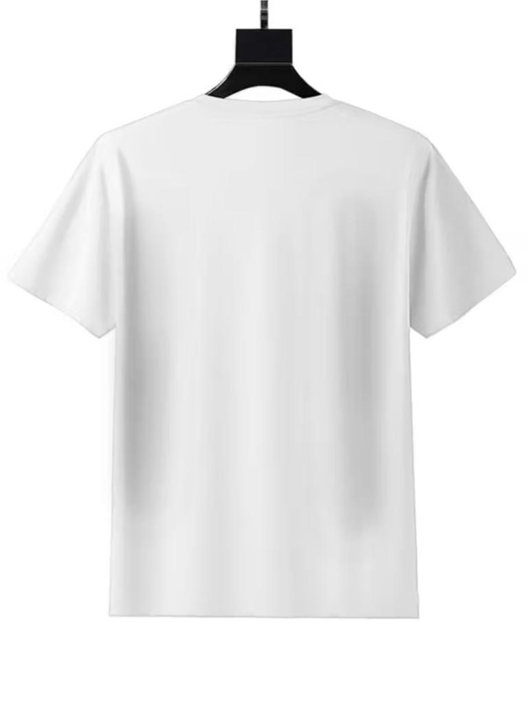 Summer Soft and Breathable Round Neck Short Sleeved Men's T-shirt Yosemite National Park Scenic Theme Top