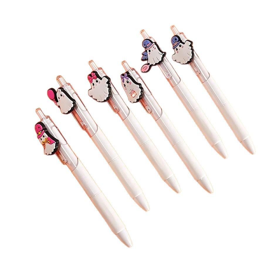Adorable Ghost Clickable Ballpoint Pen - Practical for Students with Fine Tip for Studying