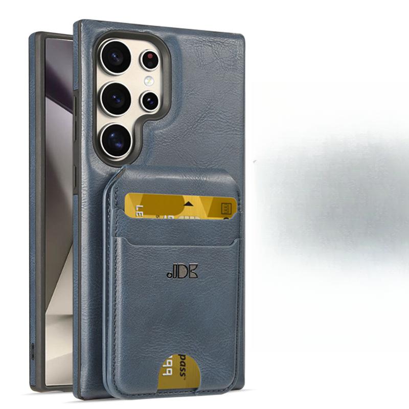 Suitable for Samsung S24 Ultra Mobile Phone Case Magnetic Card Bag Business Galaxy Full Package S23plus Anti-fall 24+ Set