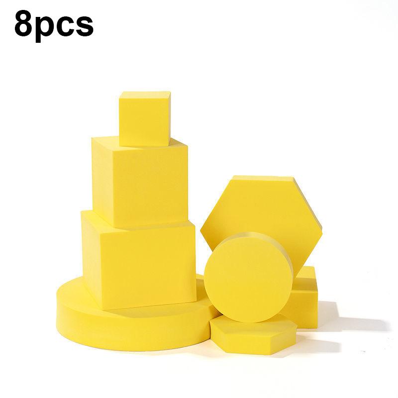 Creative Hard Foam Geometric Cube Life Photo Material Three-dimensional Ornaments Photography Props Makeups Cube Photoshoot