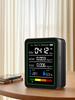 5 In 1 Formaldehyde Monitor Digital Display Carbon Dioxide Detector Temperature Humidity Monitor for Air Quality Detecting