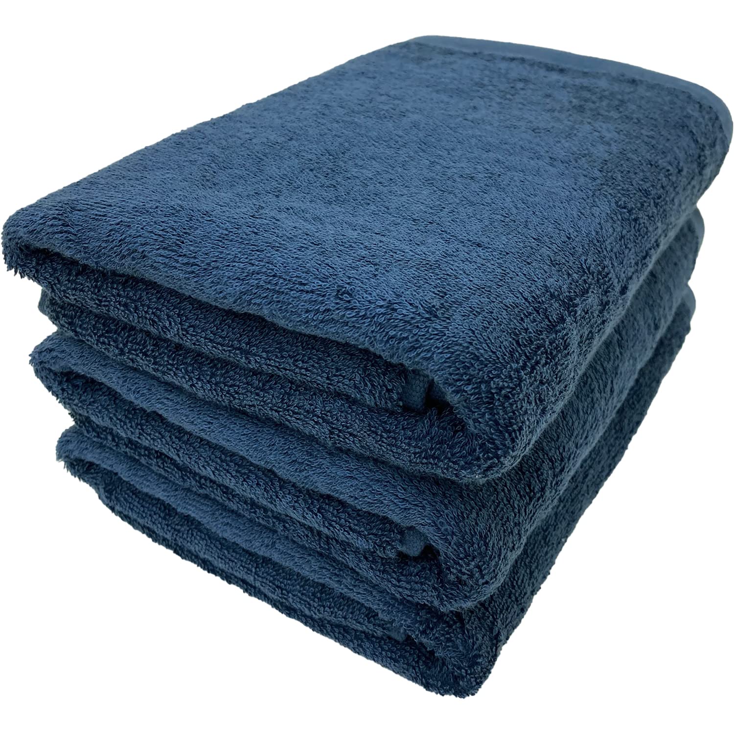 Cottontown Supima Хлопок Компактное Ванное 50 x 100 Набор Маленьких Мини Ванных Полотенец Средней Толщины, Темно-Синий, см, 3, 100% Хлопок, Полотенца, Полотенца,