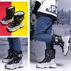 Putu Snow Junior Mädchen und Wasserdichte und Warme Winterstiefel für Schnee und Größe cm Kinderstiefel, Stiefel, Jungen, Spielen, Skifahren, Mehr, 22.0