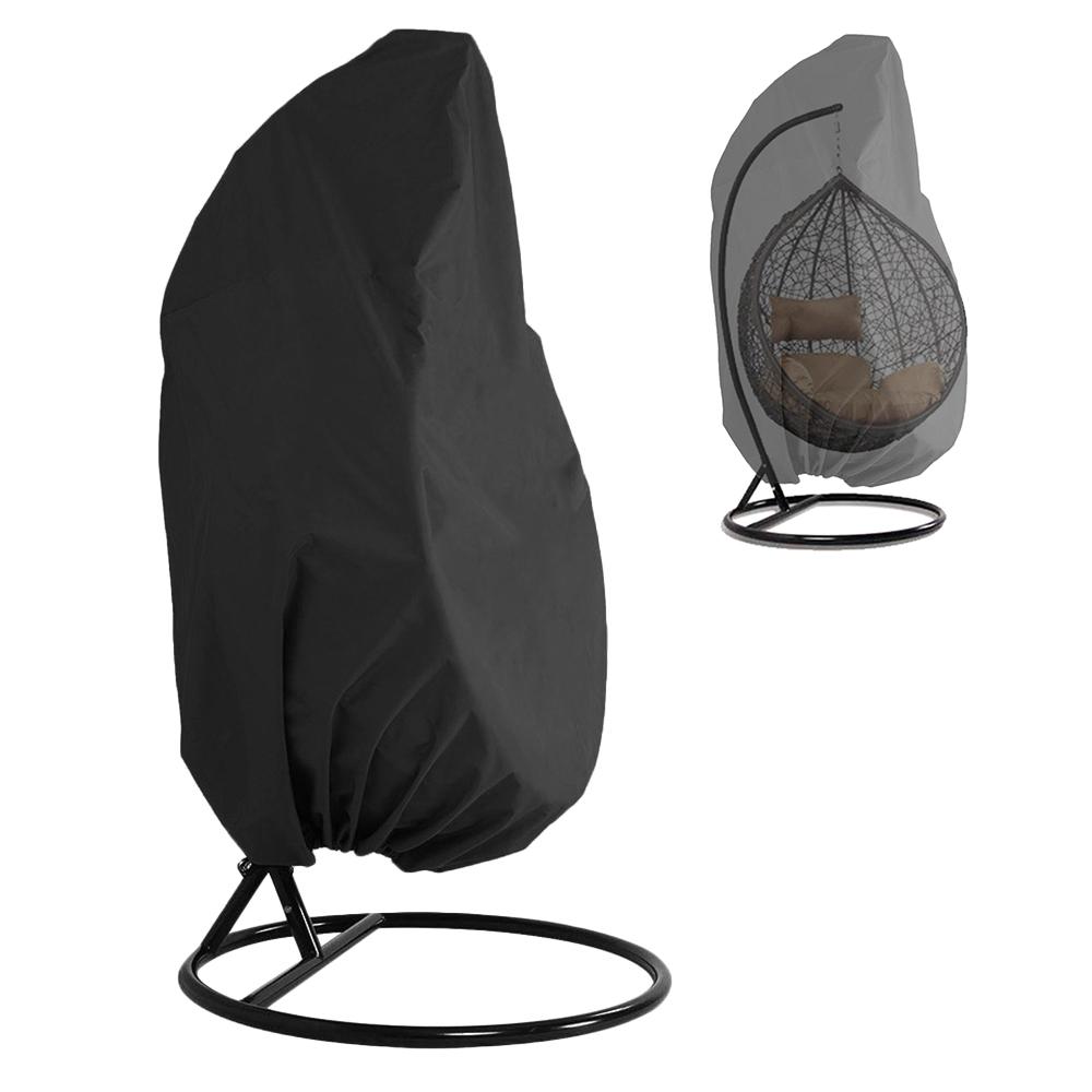 Rattan Eggshell Swing Chair Dust Cover Protection Case Anti-Dust Waterproof 210D UV Protection Garden Patio Funiture Cover Pouch