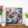 5D DIY Partial Special Shaped Drill Diamond Painting Kit Fish Decoration