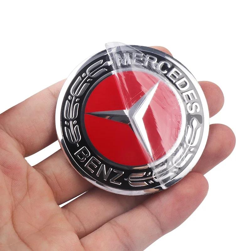 4Pcs 56/60/65MM 56mm Car Wheel Center Cover Sticker Hub Cap for Mercedes Benz AMG W204 W205 Amg W211 Smart Fortwo 451 W203 W222