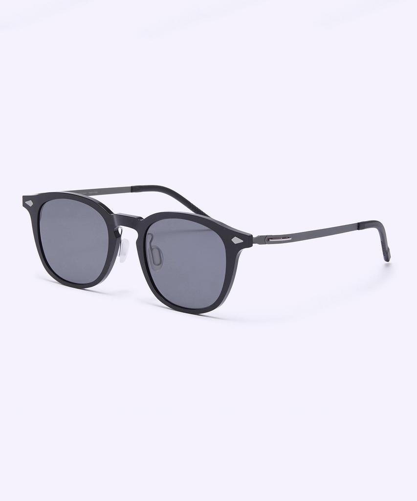 Alloaiweeo [The Air] Al3505 0910G Arnel Light Ultra-Light Sunglasses Black