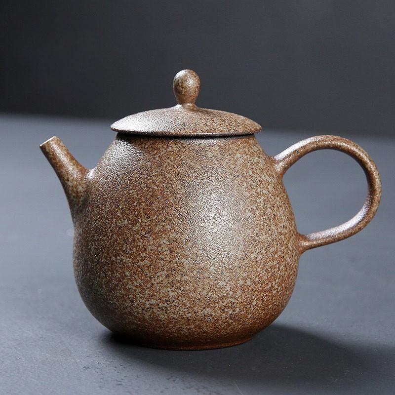 200ml Ceramic Teapot Vintage Filter Coarse Pottery Gongfu Tea Set