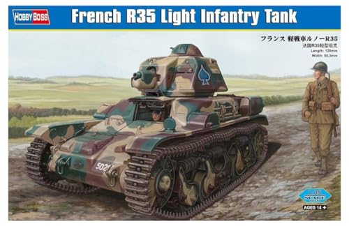 

Hobby Boss 1/35 Fighting Vehicle Series French Light Tank Renault R35 Plastic Model 83806