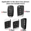 AAAJC1 Zinc Alloy Car Remote Control Key Case Cover Holder Shell Fob for Skoda Kodiaq Protection Key Chain Buckle Keyless Accessories