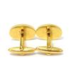 Used Dunhill Cuffs Metal Gold Gold Plating