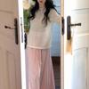Knitted Women's Shirt Spring and Summer New Hollow Out Beach Long Sleeve Women's Casual Blouse Fashion Vacation Sexy Loose Woman Sunscreen Cover Tops
