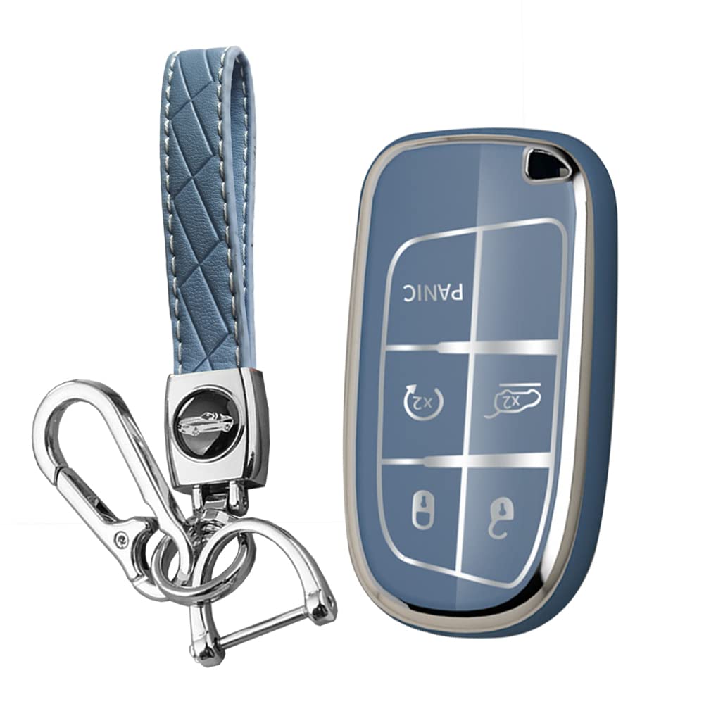 

[KUNIO] Jeep Dedicated Key Holder Key Cover JEEP Renegade Grand Cherokee Cherokee Journey Dodge серый