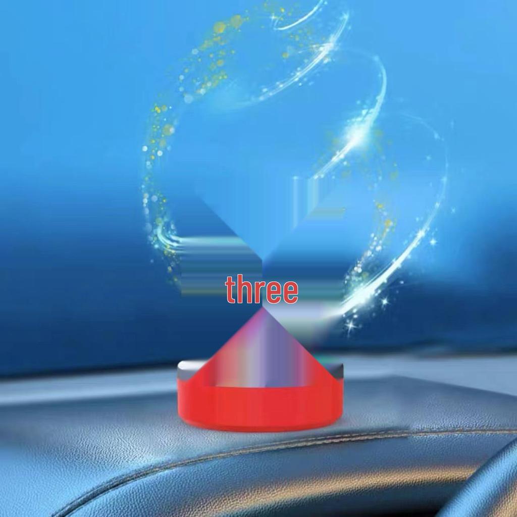 Solar-Powered Rotating Car Aromatherapy Ornament with Creative Spring Design