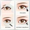 3 pcs Eyebrow Line Eyelash Helper Crescent Shaper Multi-Function Makeup Tools for Beginners Eyeshadow Palette Contour Brush