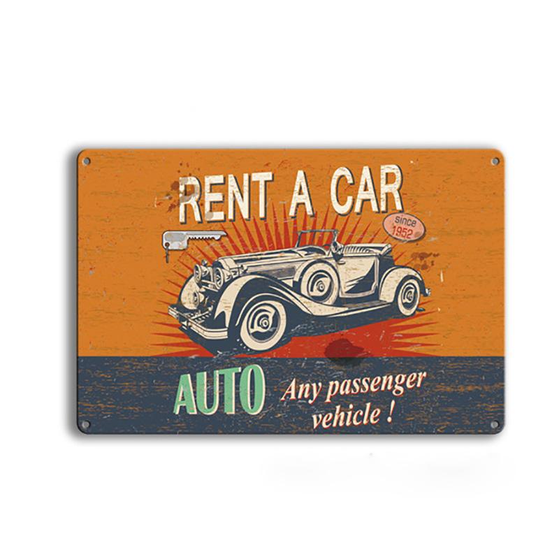 

Bus Car Retro Metal Signs Vintage Posters for Home Living Room Wall Art Decor Bedroom Hallway Background Plaques Garage Plate 20x30cm