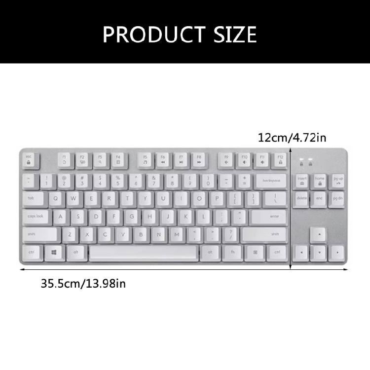 K835 Keyboards Cover for K835 K855 TKL G412 TKL for Mechanical Protective Protectors Skin Case Clear