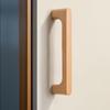 Minimalist Solid Wood Cabinet and Wardrobe Door Handle