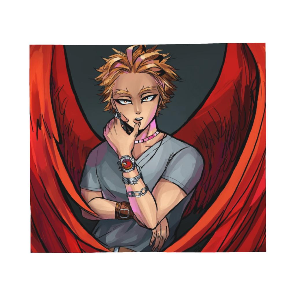 Hawks My Hero Academia Blanket Fleece Spring Autumn Portable Super Soft Throw Blankets for Bedding Bedroom Bedspread