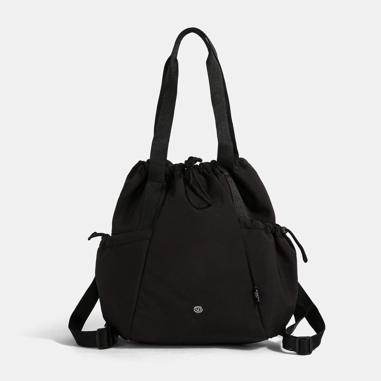 

2026 Spring Multi-Pocket Women s Handbag & Backpack Combo 28x34x15 cm чорний
