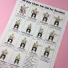 2 Stück Stuhl Tai Chi Trainingsplan 30 Tage Anfänger Senioren Sitzende Übung Poster Leinwand Wandkunst Heim-Fitnessstudio Wohnzimmer Dekoration