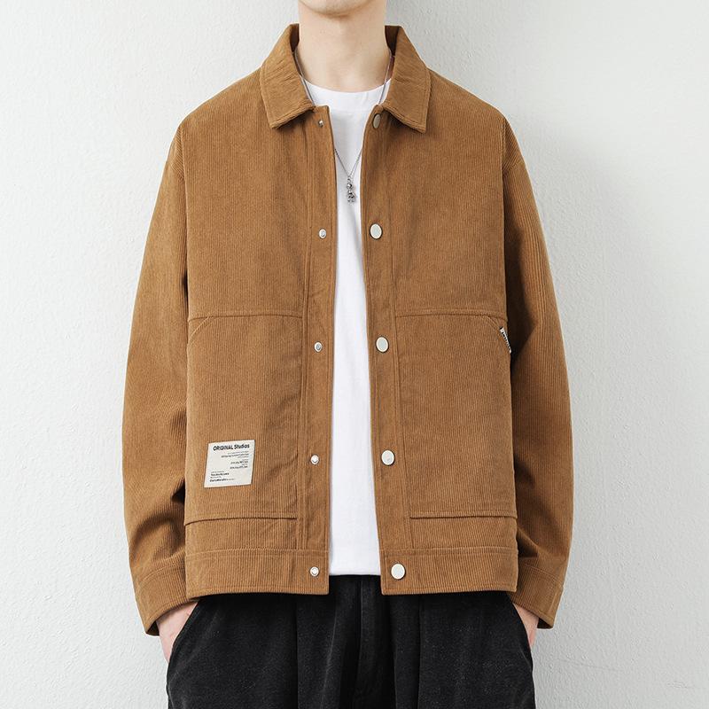 Autumn and Winter New Men's Jacket Cardigan Baseball Jersey Casual Jacket Sports Outdoor Men's Loose and High-end