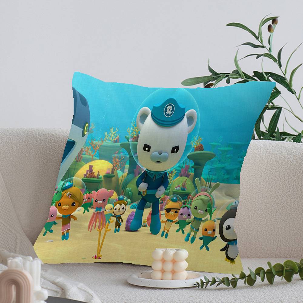 The Octonauts cartoon printed Cushion Cover Inches Farmhouse Decor Home Throw Pillow Covers for Couch Decorations