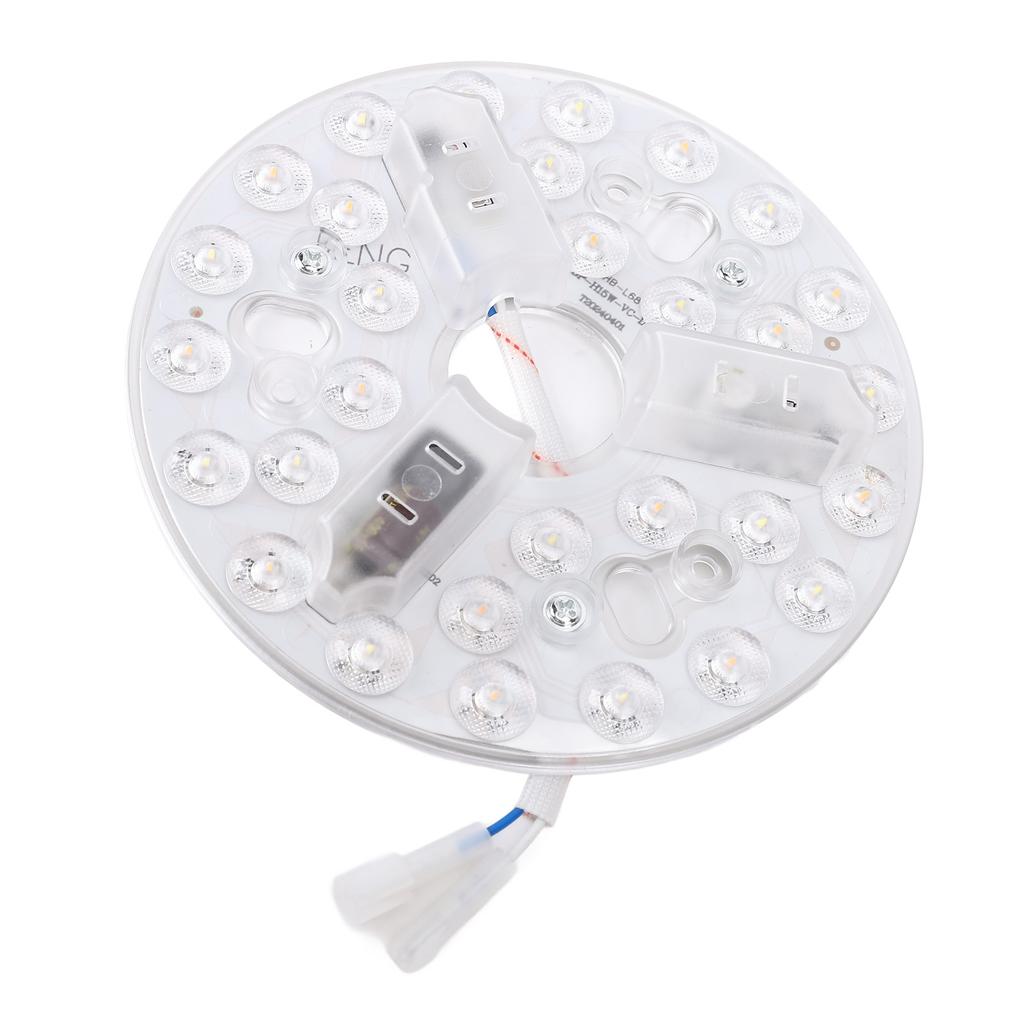 5.3 Inch Ceiling Fan LED Light Replacement 3000K 4200K 6500K 3 Color Temperature 15W Round LED Light Retrofit Kit 95 to
