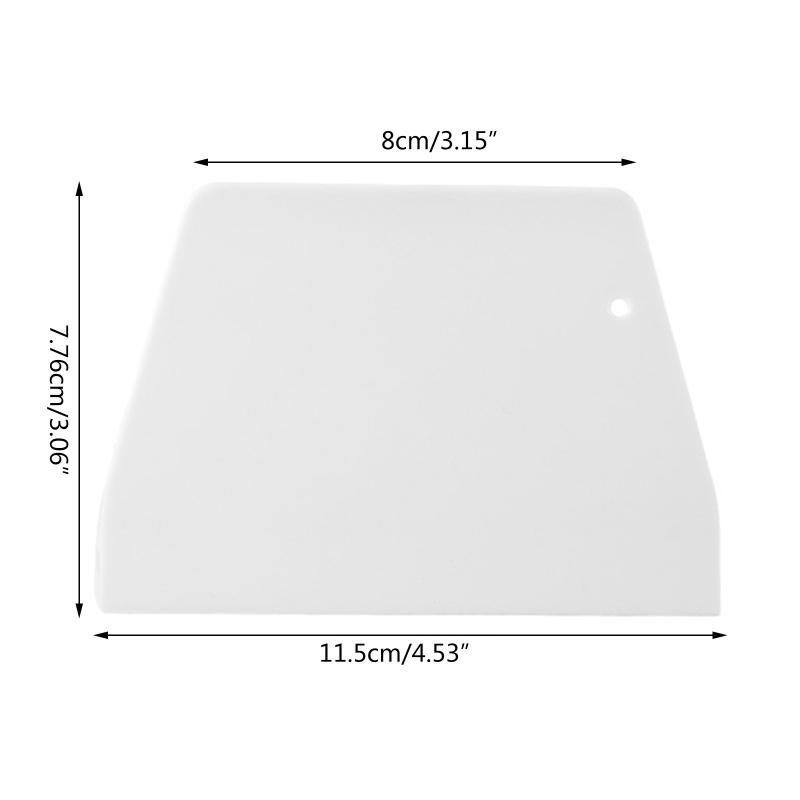 Plastic Flour Scrapers Scraper Baking Tools Dough Knife Cutters Flour Scraper Intestine Flour Scraper 2 Colors to Choose