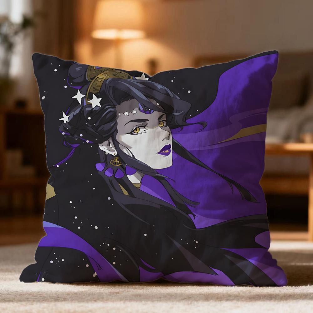 Fashion HHadesed Cushion Cover Soft Washable Pillow Case Multi-Scene for Couch Bed Travel Office Use