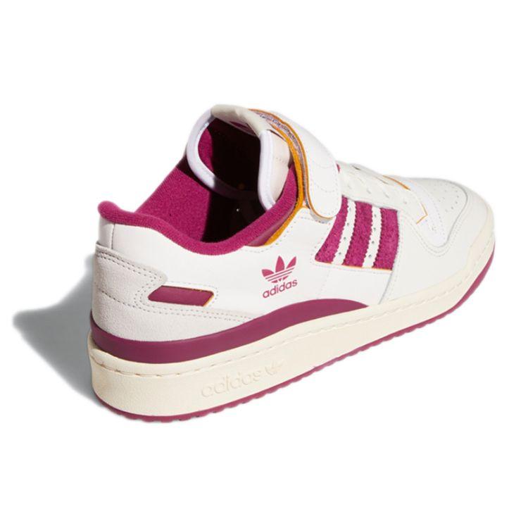 Adidas Originals Forum 84 Low Power Berry Vintage Durable Lightweight Low-Top Sneakers Unisex sneakers White Purple GV9114