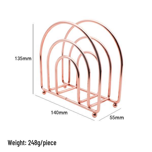Nordic Iron Tissue Holder: Vertical Napkin Rack for Kitchen or Dining Table