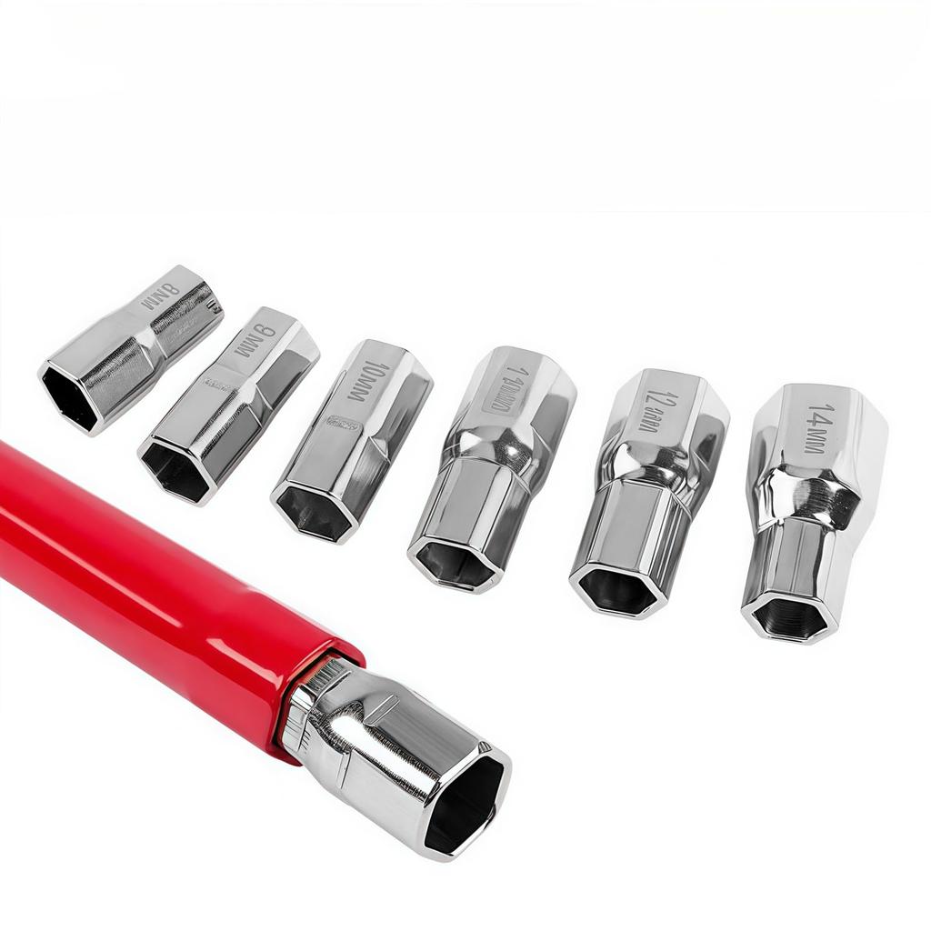 Wrench Socket Set Faucet Repair Easy to Use Accessories 8-14mm Plumber Back Nut Labor Saving Spanner Hand Tools for Home